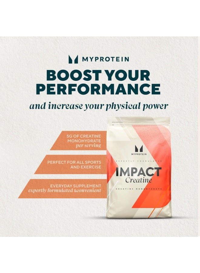 ماي بروتين مسحوق مونوهيدرات الكرياتين إمباكت بدون نكهة 1 كجم - Image 2